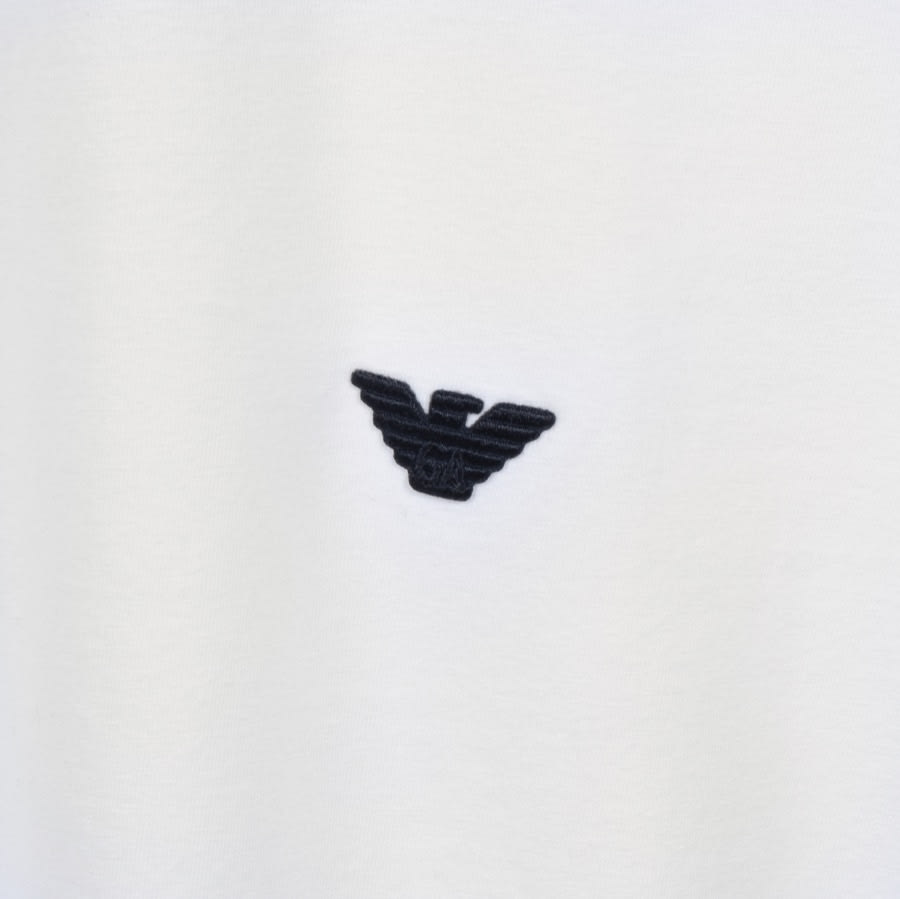 Alternative Image for ProductEmporio Armani Lounge Crew Neck T Shirt White3